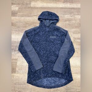 Girls Columbia Gray and Blue Fleece Sweater